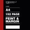 2 Quire / 192 pages A4 Counter Books Feint and Margin