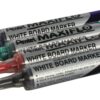 Pentel Maxiflo Whiteboard Markers 4mm Pump Action x 4 (Assorted)