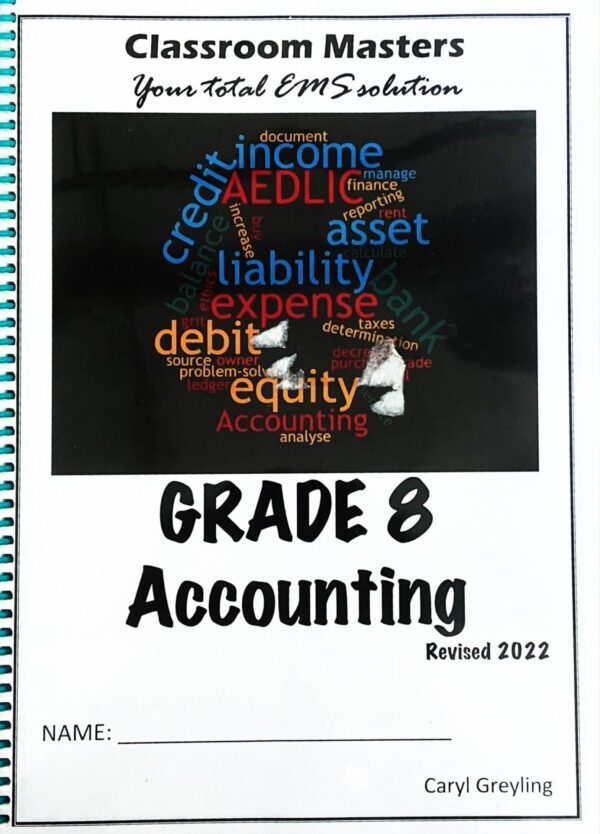 Classroom Masters Accounting Grade 8 CAPS