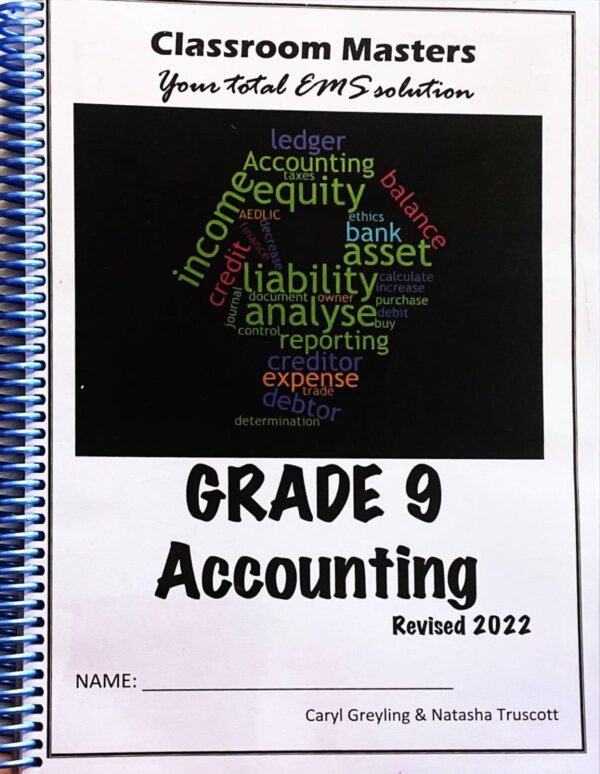 Classroom Masters Accounting Grade 9 CAPS