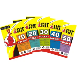 A4 Display Book 30 pocket (50mic) Flip File / Butterfly
