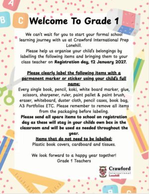 Stationery Labelling Instructions 2027