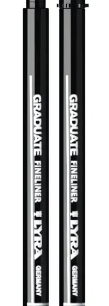 LYRA GRADUATE FINELINER PEN Black