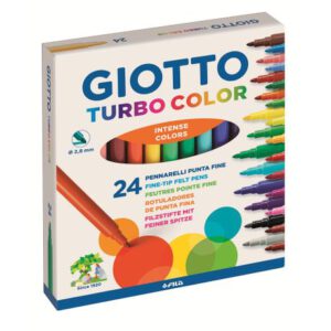 Giotto Turbo Intense colours fine tip (Koki's) 24s (Thin)