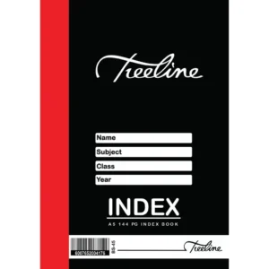A5 144pg Hardcover A-Z Index Book